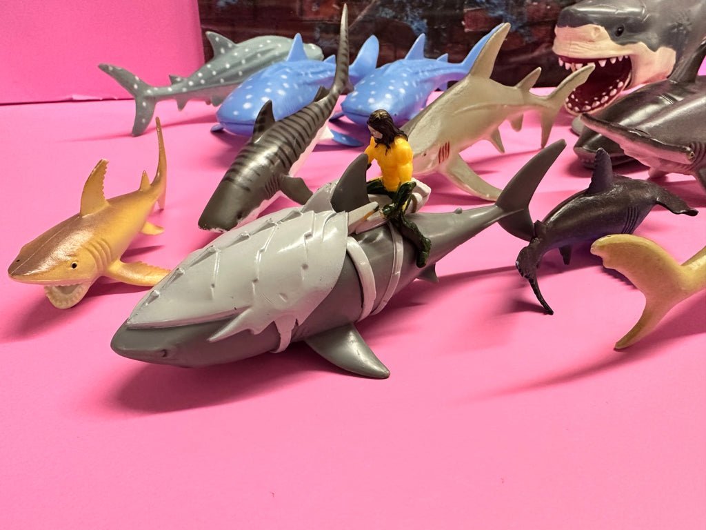 Shark figures Lot of 19 includes sharks - 1