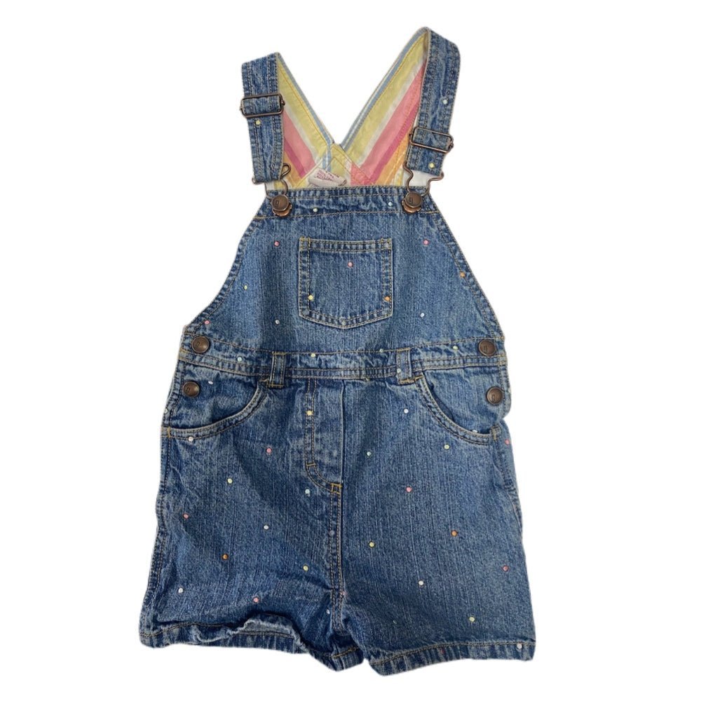 Gymboree 2002 denim shortall overalls SIZE 4 Vintage! | Finer Things Resale