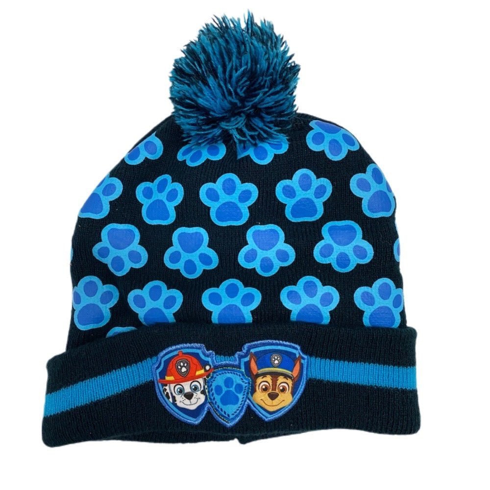 Paw Patrol print knit beanie hat | Finer Things Resale