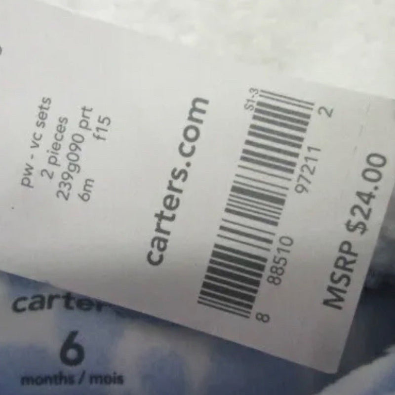 Carter's long sleeve hooded super soft fleece shirt BRAND NEW! SIZE 6 MONTHS | Finer Things Resale