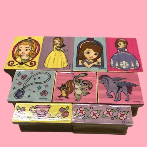 Melissa and doug disney princess hot sale stamp set