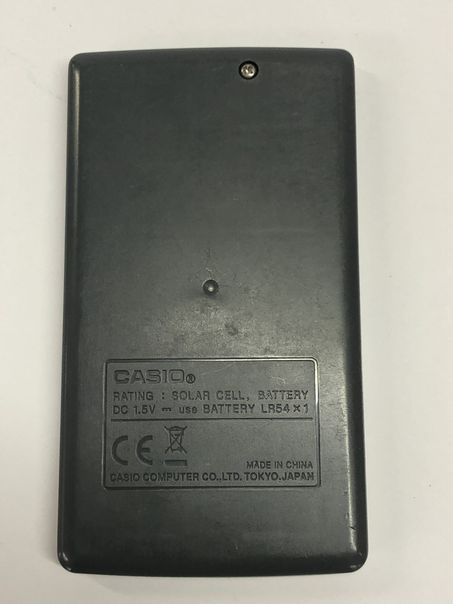 Casio Silver Solar Powered Pocket Calculator HS-8VA