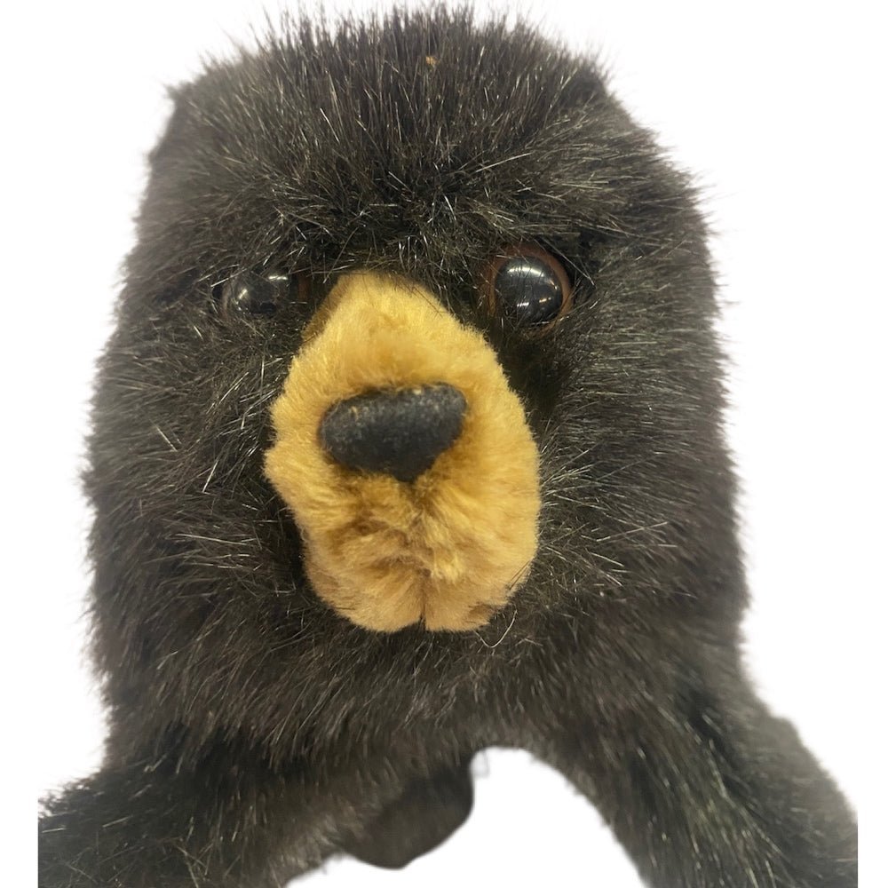Folkmanis Furry Folk Baby Black Bear Cub plush puppet Vintage | Finer Things Resale