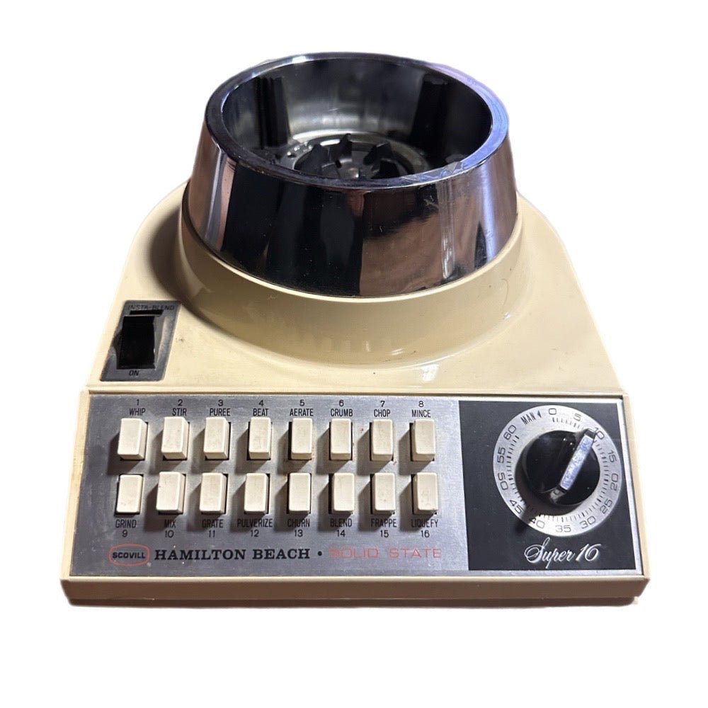 Hamilton Beach Scovill Blender REPLACEMENT 16 speed motor base #636 VINTAGE! | Finer Things Resale