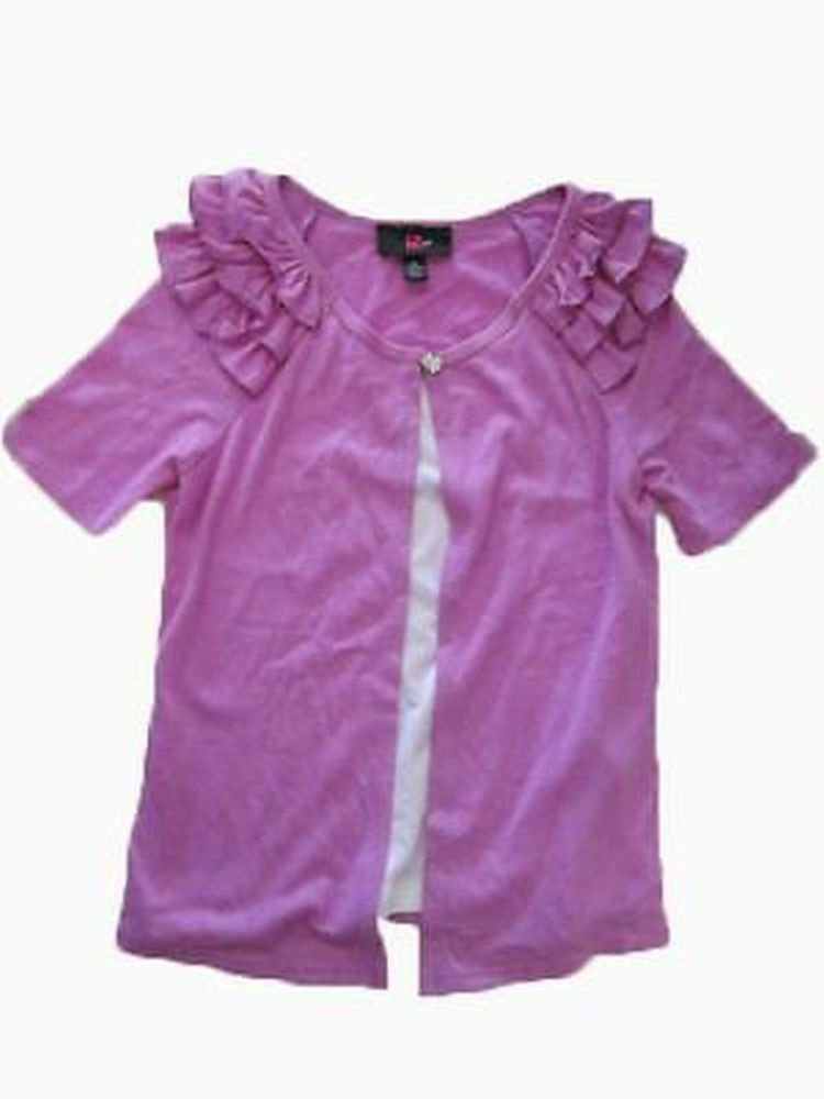 iZ Byer short sleeve sweater shirt SIZE 12 | Finer Things Resale