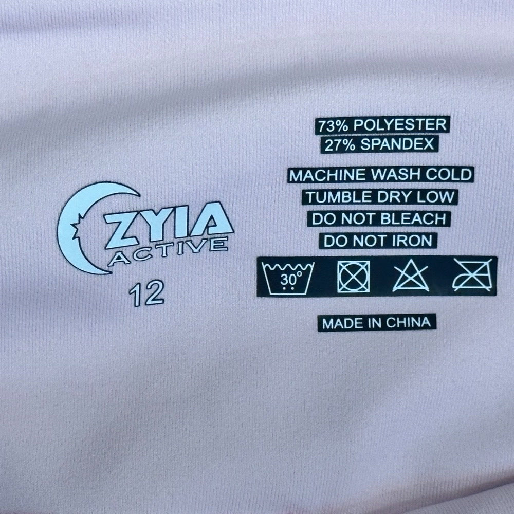 Zyia Active pink legging pants SIZE 12 | Finer Things Resale