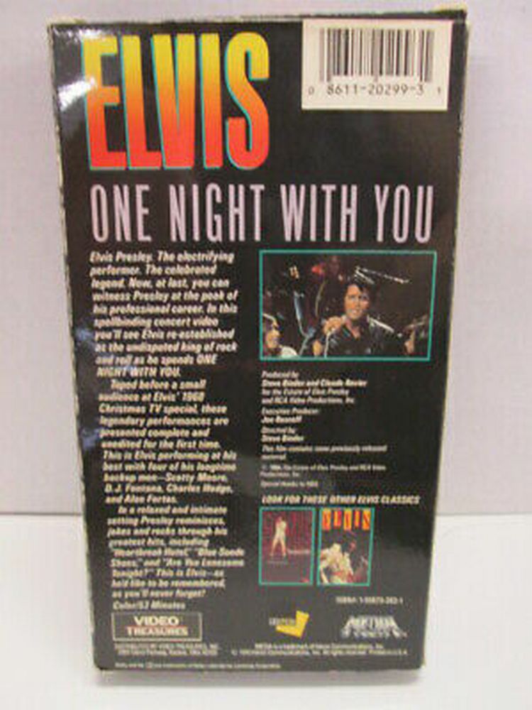Elvis One Night With You VHS | Finer Things Resale