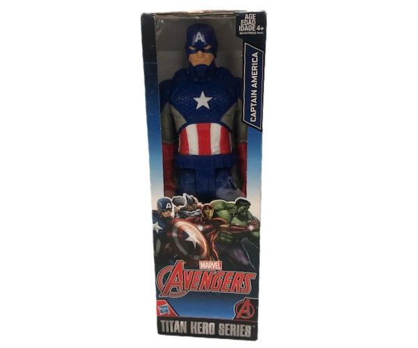 Hasbro Marvel Avengers Captain America Titan Hero Series action figure + car | Finer Things Resale
