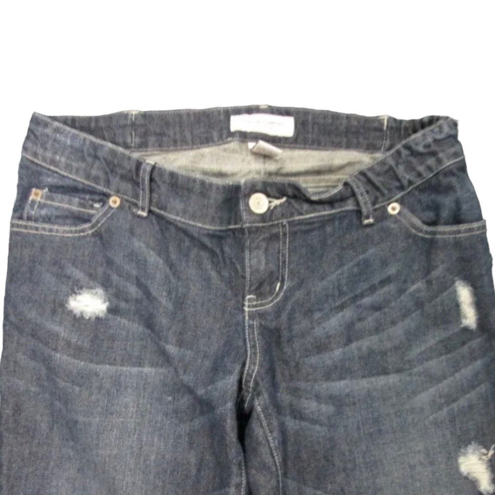 Liz Lange Maternity distressed denim jeans SIZE 2 | Finer Things Resale