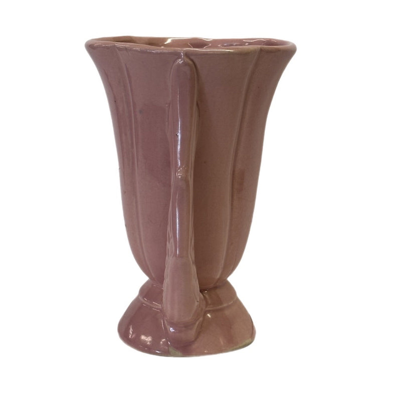 Niloak Double Winged Handle Pink Vase VINTAGE Benton Arkansas | Finer Things Resale