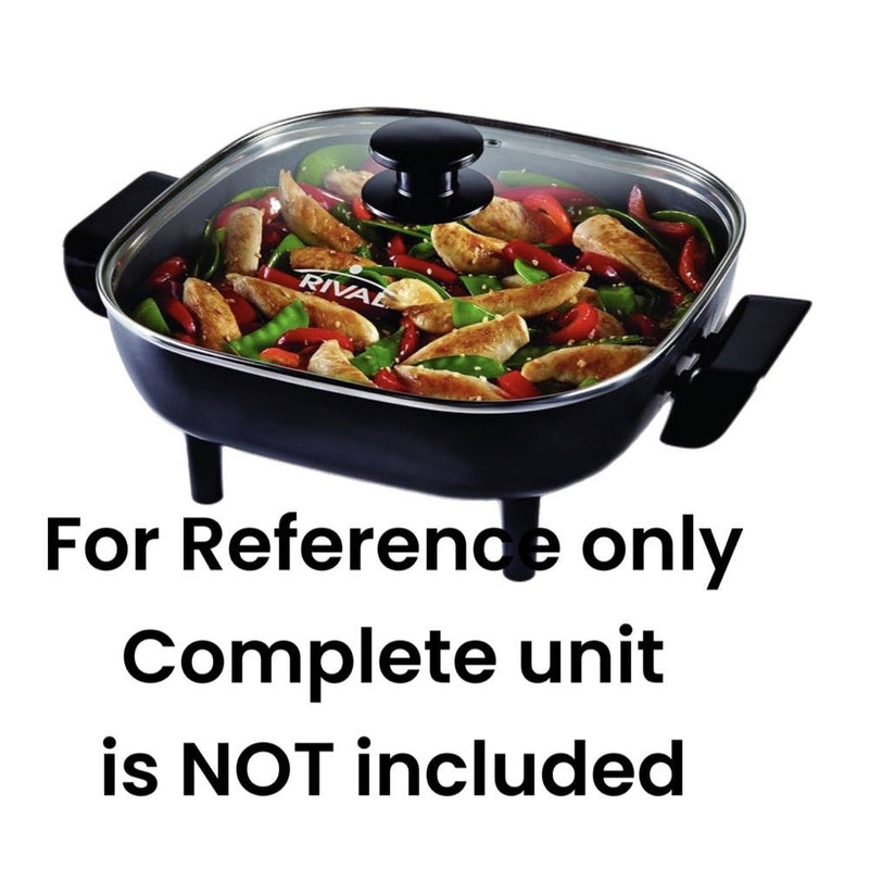 Rival Electric Skillet REPLACEMENT tempered glass vented lid CKRVSK11 | Finer Things Resale