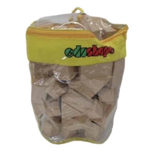 Edushapes Wood Like Building Blocks 75 pieces! | Finer Things Resale
