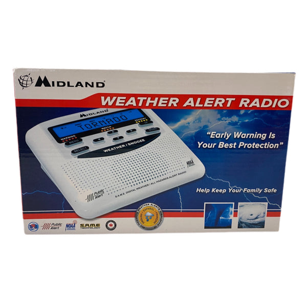 Midland Weather Hazards Alert Radio with Alarm Clock WR-120EZ  BRAND NEW! | Finer Things Resale