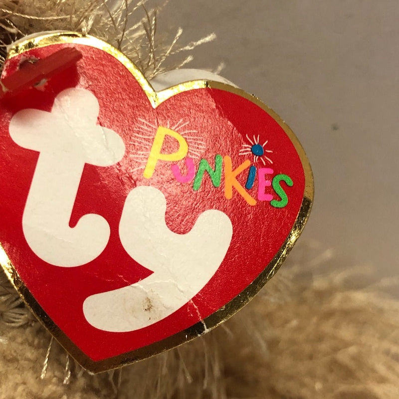 Ty Beanie Babies Punkies Frizzy the Bear with tag | Finer Things Resale