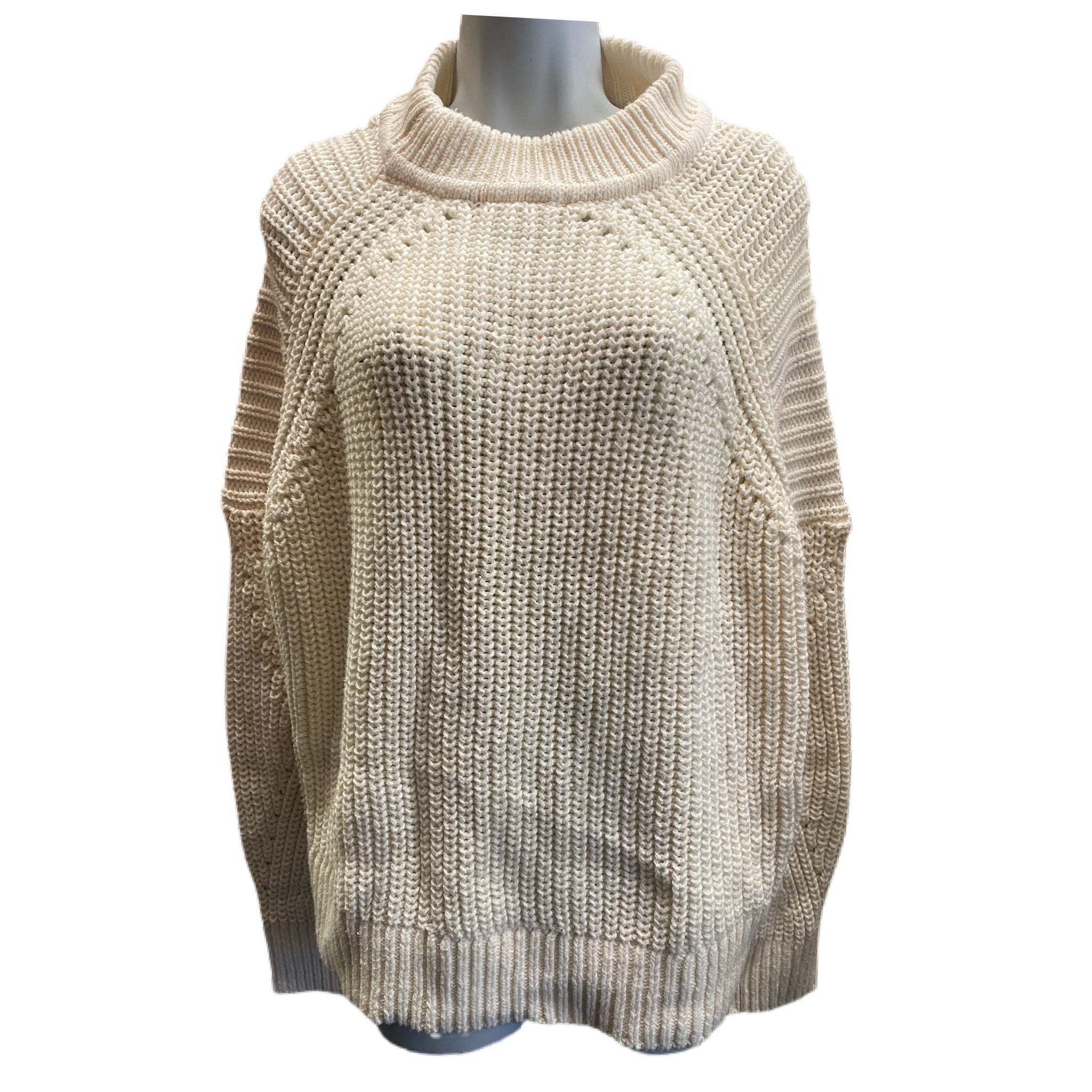 Express long sleeve cable knit sweater SIZE LARGE NWT! | Finer Things Resale