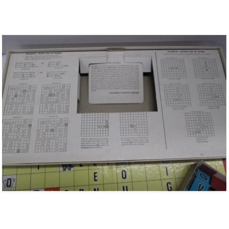 Scrabble for Juniors Crossword Board Game VINTAGE 1968 | Finer Things Resale