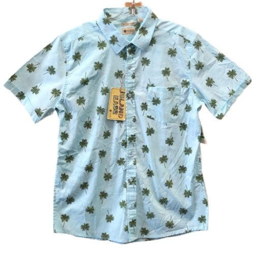 Haggar Clothing Island Ease Tropical stretch button down shirt SIZE L NWT! | Finer Things Resale