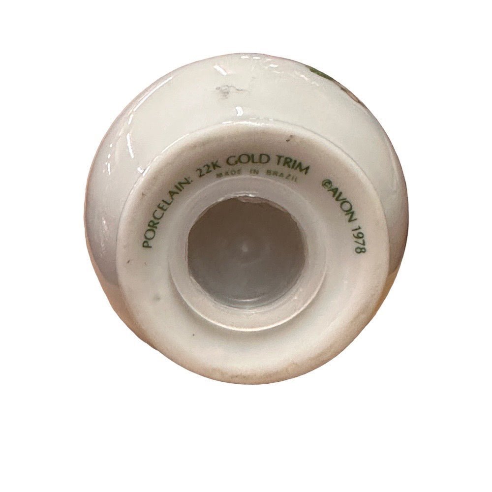 Avon Porcelain 22K Gold Trim Strawberry Sugar Shaker VINTAGE 1978 | Finer Things Resale