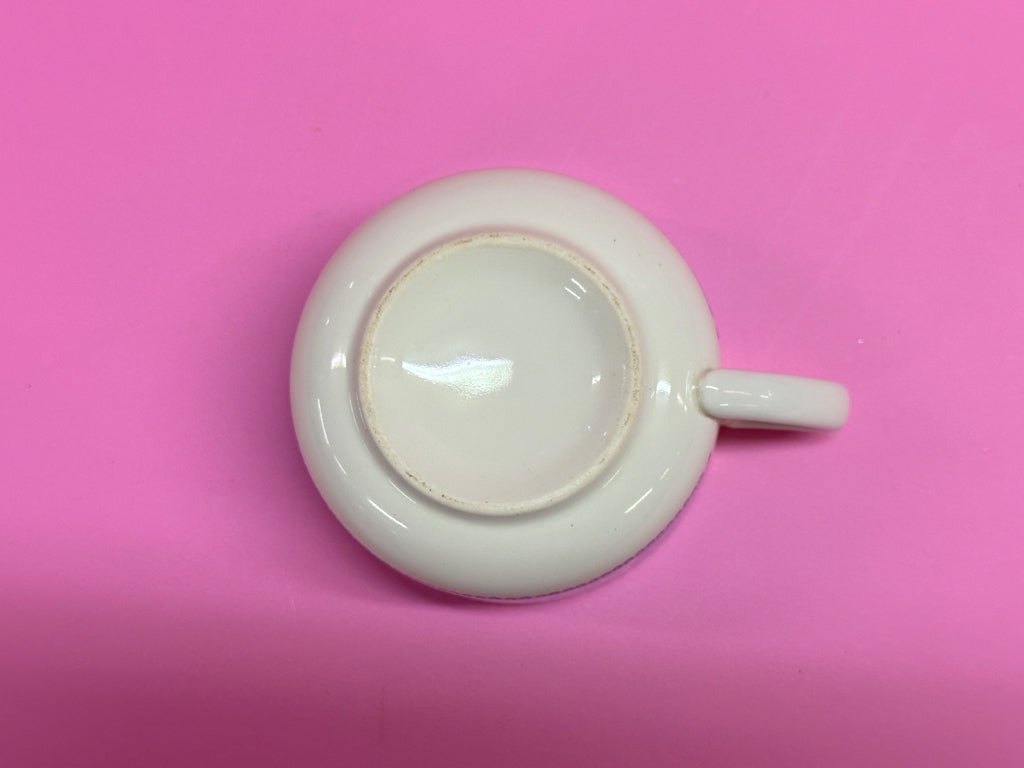 Royal China Company Currier & Ives Blue Horse & Buggy flat cup VINTAGE! | Finer Things Resale