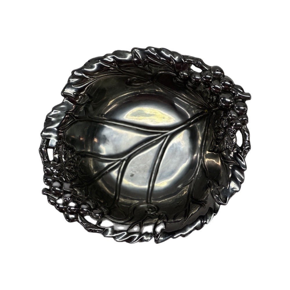 Arthur Court Grape Bowl 7" Aluminum Hollowware 1999 VINTAGE! | Finer Things Resale