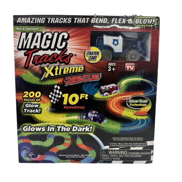 Magic Tracks Xtreme Rescue Glow in the Dark Track with Police Car NEW! | Finer Things Resale