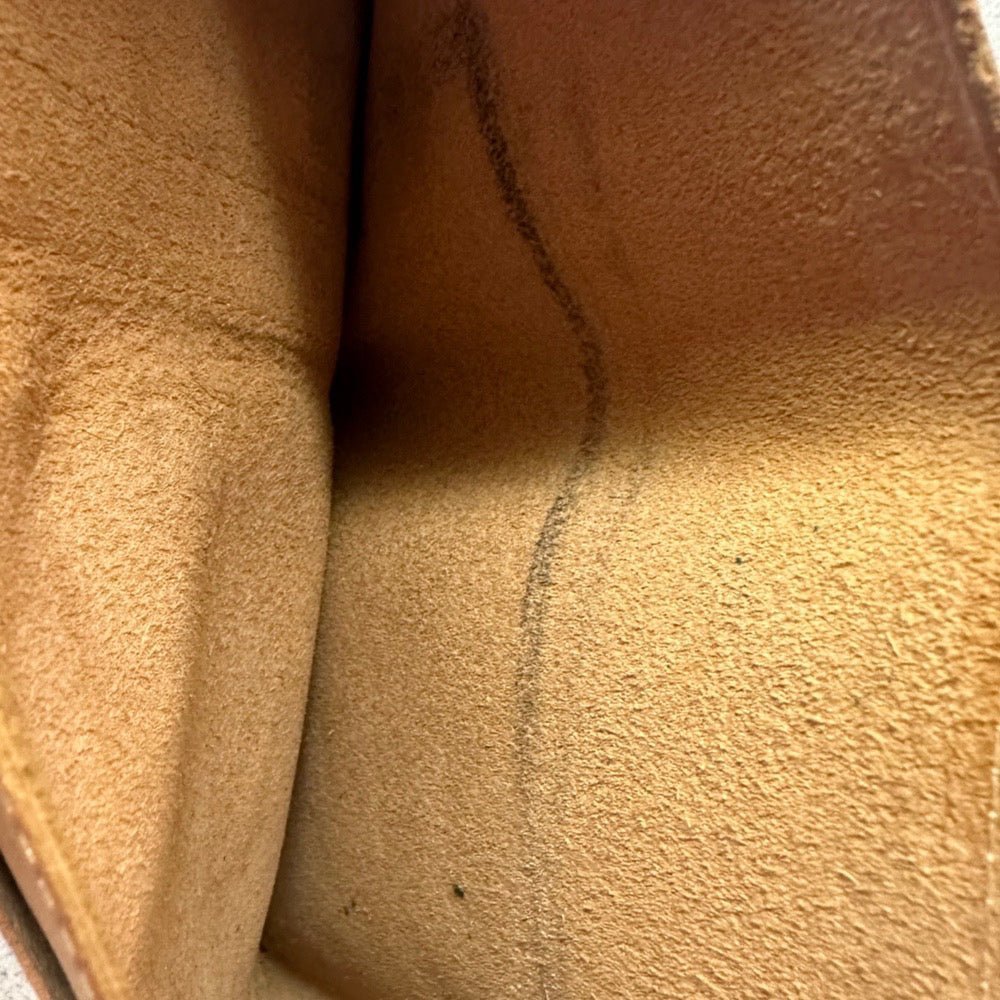 Outback Red genuine leather larger tri-foldwallet Made in Italy VINTAGE 1980's | Finer Things Resale