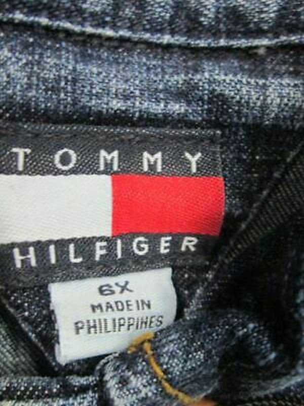 Tommy Hilfiger short sleeve denim dress SIZE 6X | Finer Things Resale