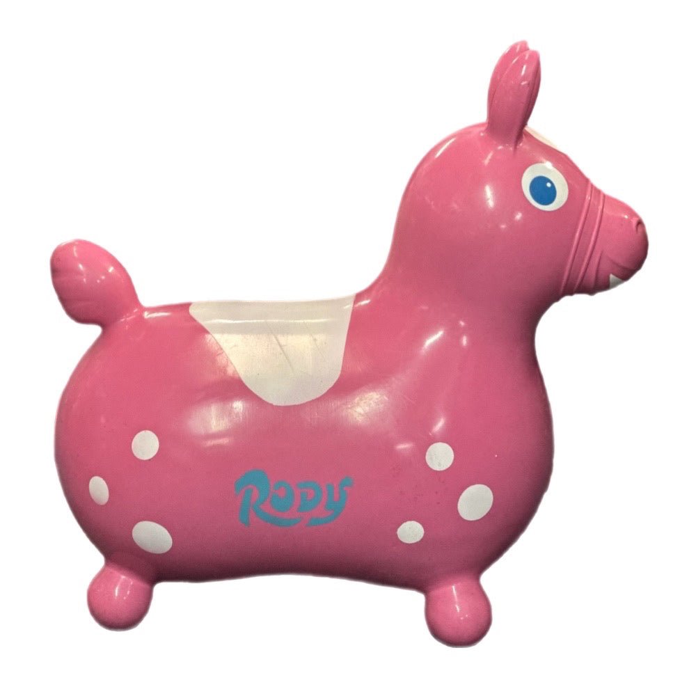 Rody inflatable bouncy ride on horse pony Ledra Plastics VINTAGE 1984 | Finer Things Resale