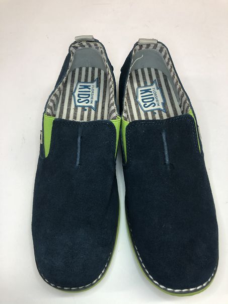 florsheim kids flipside leather sneaker loafers size 5m finer things resale - 1