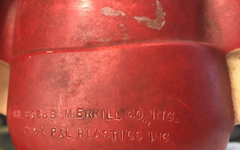 Bob Merrill Co 1970 Raggedy Andy bank with stopper - 6