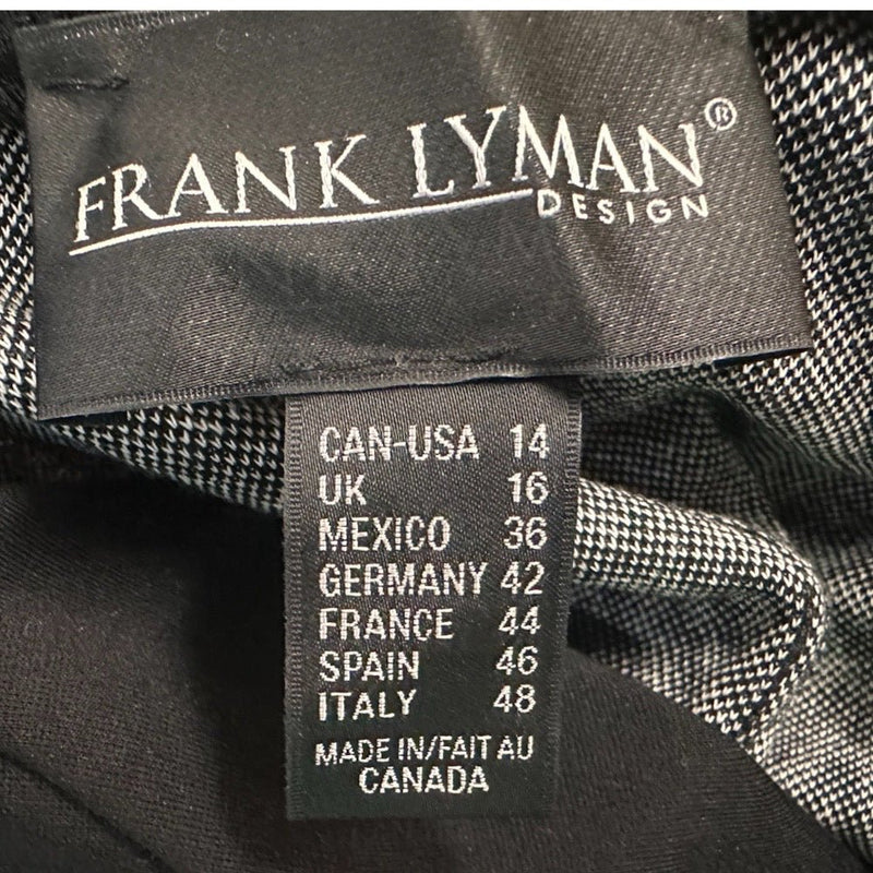 Frank Lyman Design print jacket coat SIZE 14 | Finer Things Resale