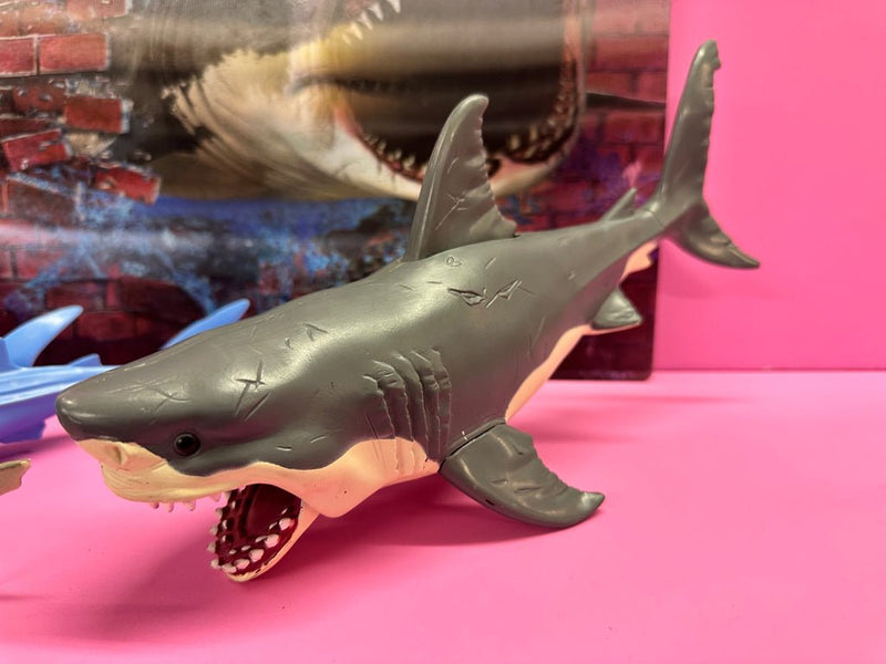 Shark figures Lot of 19 includes sharks & 3D Mat Blip & DC Comic Aquaman include | Finer Things Resale