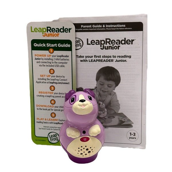 LeapFrog Tag Junior Leap Reader Purple Puppy Dog #21202 | Finer Things Resale