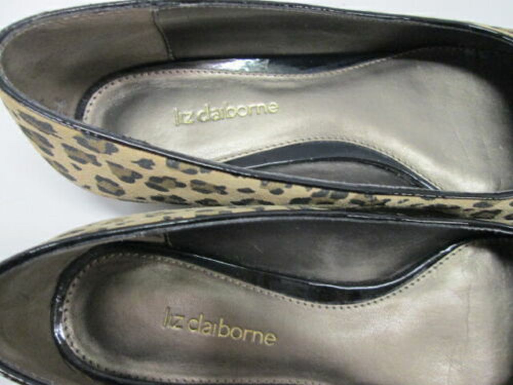 Liz Claiborne Cheryl Suede Leopard Print Mary Janes SIZE 8.5M | Finer Things Resale