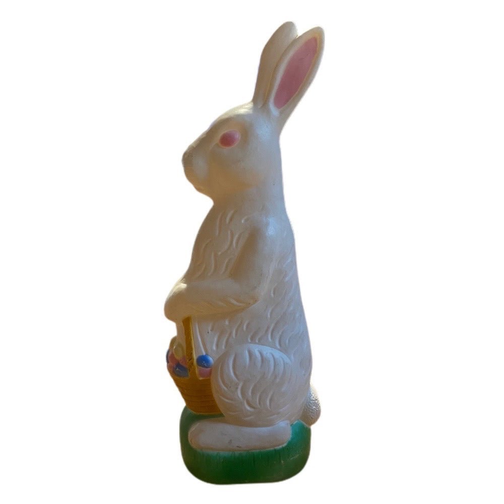 Vintage 1993 Easter Bunny Rabbit Blow Mold Don Featherstone Union Products 30" | Finer Things Resale