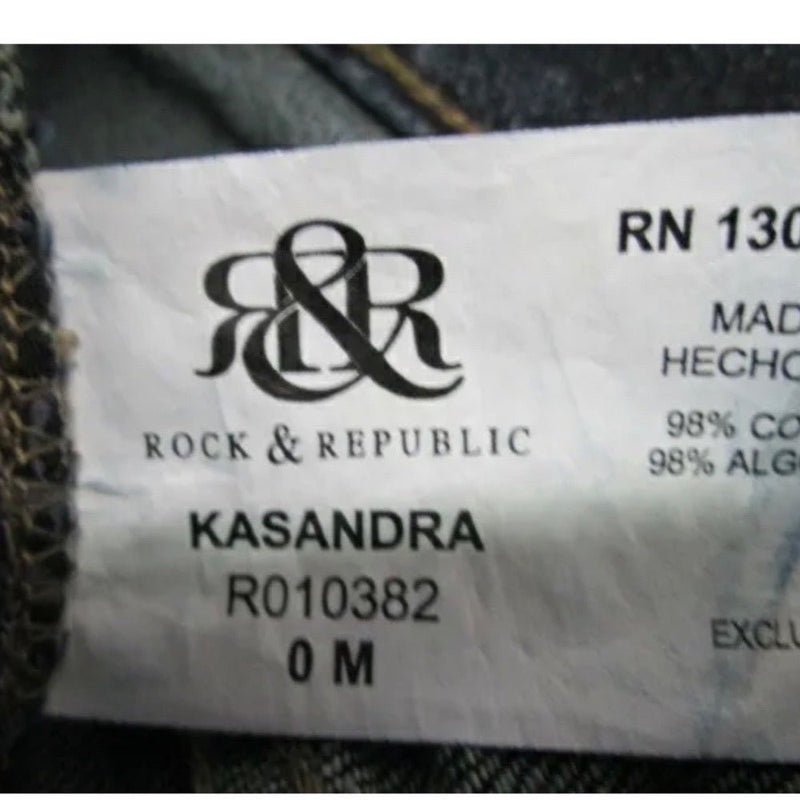 Rock & Republic Kasandra boot cut jeans SIZE 0 M | Finer Things Resale
