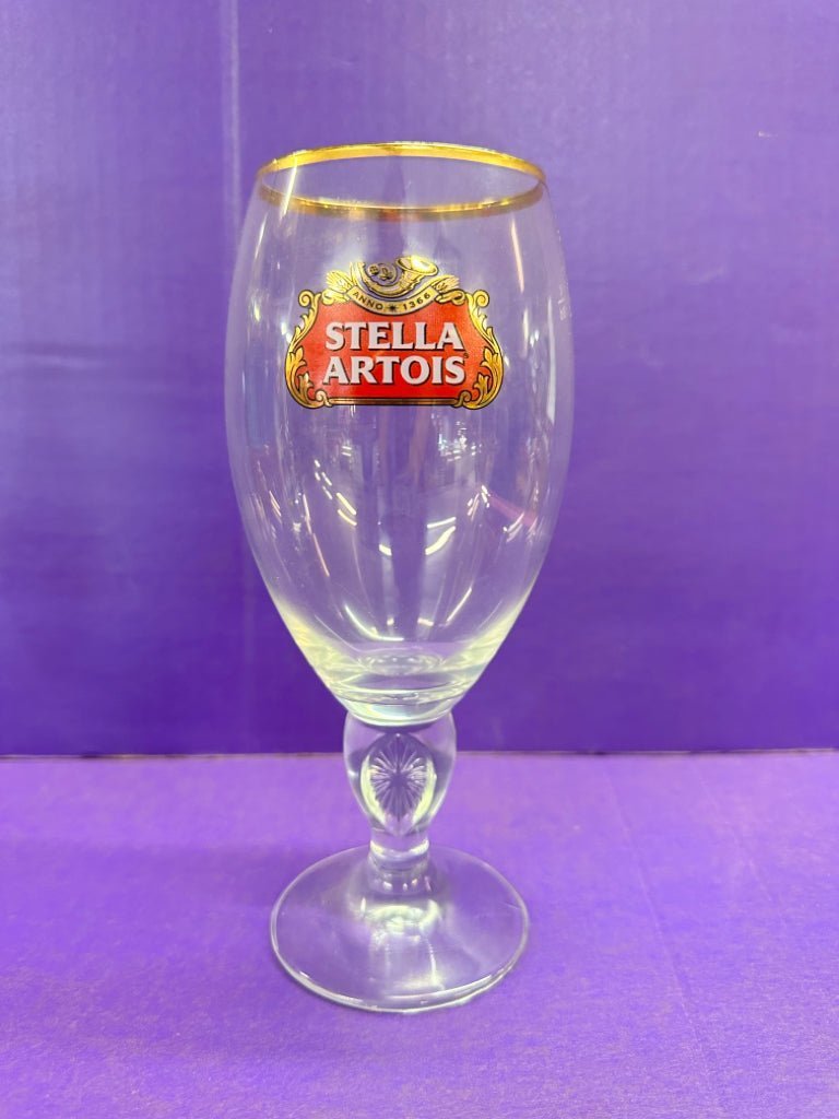 Stella Artois Belgium Beer Glass Half Pint Pub Barware Limited Edition | Finer Things Resale
