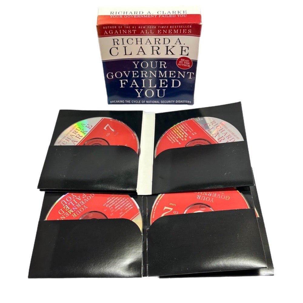Your Government Failed You Richard A. Clarke Audiobook CD | Finer Things Resale