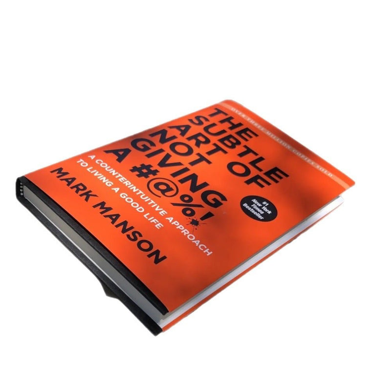 The Subtle Art of Not Giving a F*ck Mark Manson Hardback DJ 1st Edition | Finer Things Resale