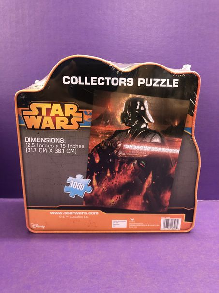 Cardinal Disney Star Wars Darth Vader 1000pc Collectors Jigsaw Puzzle tin NEW! | Finer Things Resale