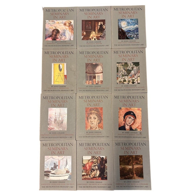 Metropolitan Museum of Art Seminars in Art 12 volume with prints 1958 VINTAGE! | Finer Things Resale