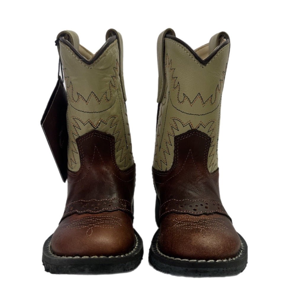 Old West Round Toe Western Cowboy Boots INFANT SIZE 4.5 BRAND NEW! | Finer Things Resale