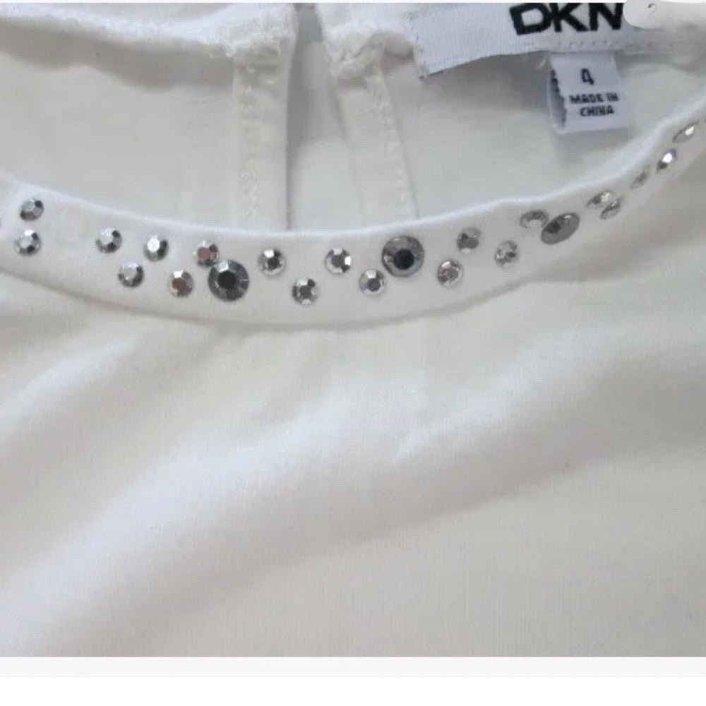 DKNY long sleeve sheer shirt SIZE 4 | Finer Things Resale