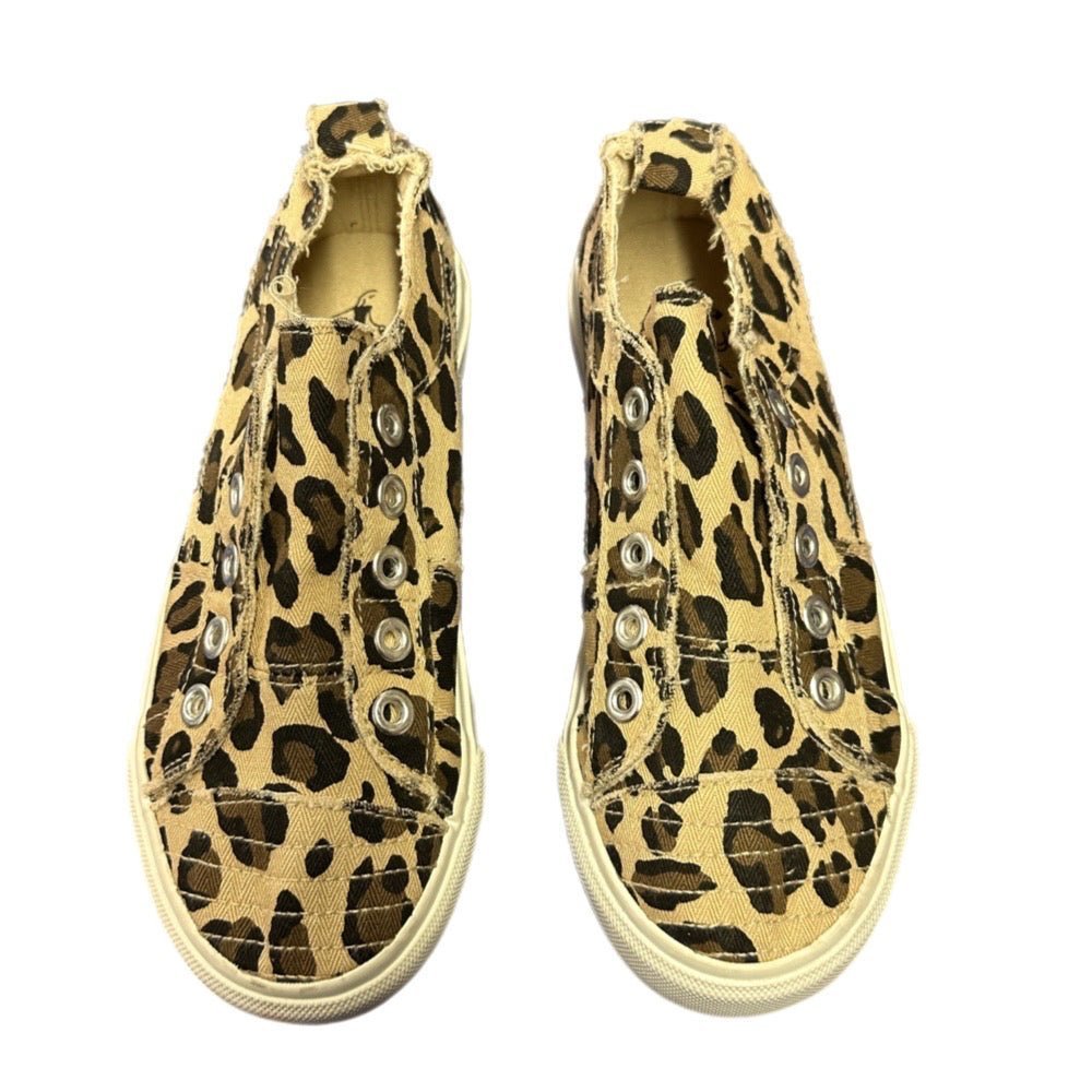 Corkys Babalu Leopard Slip On Sneaker Shoes GIRLS SIZE 13 | Finer Things Resale