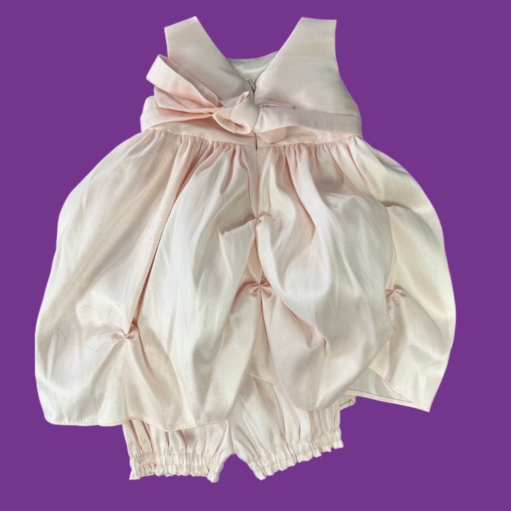Cinderella sleeveless dress with matching bloomers SIZE 18 MONTHS | Finer Things Resale