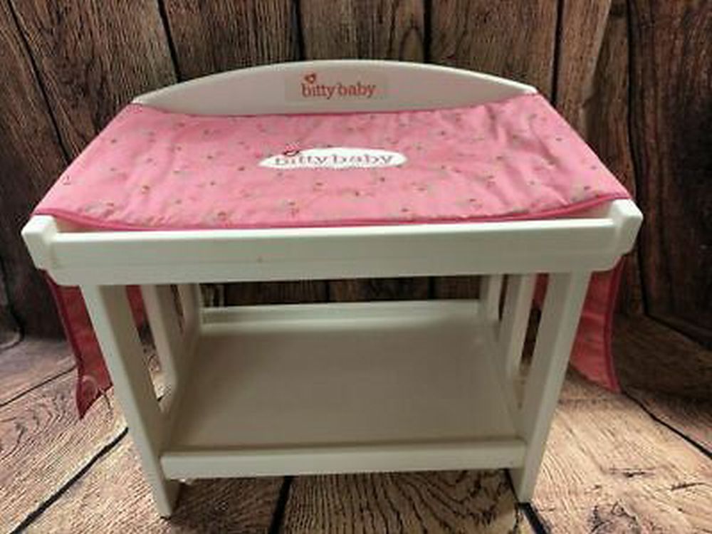 American Girl Bitty Baby doll changing table with pad RETIRED! | Finer Things Resale