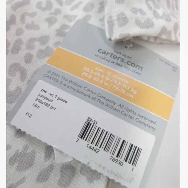 Carter's long sleeve print pant set SIZE 12 MONTHS BRAND NEW! | Finer Things Resale