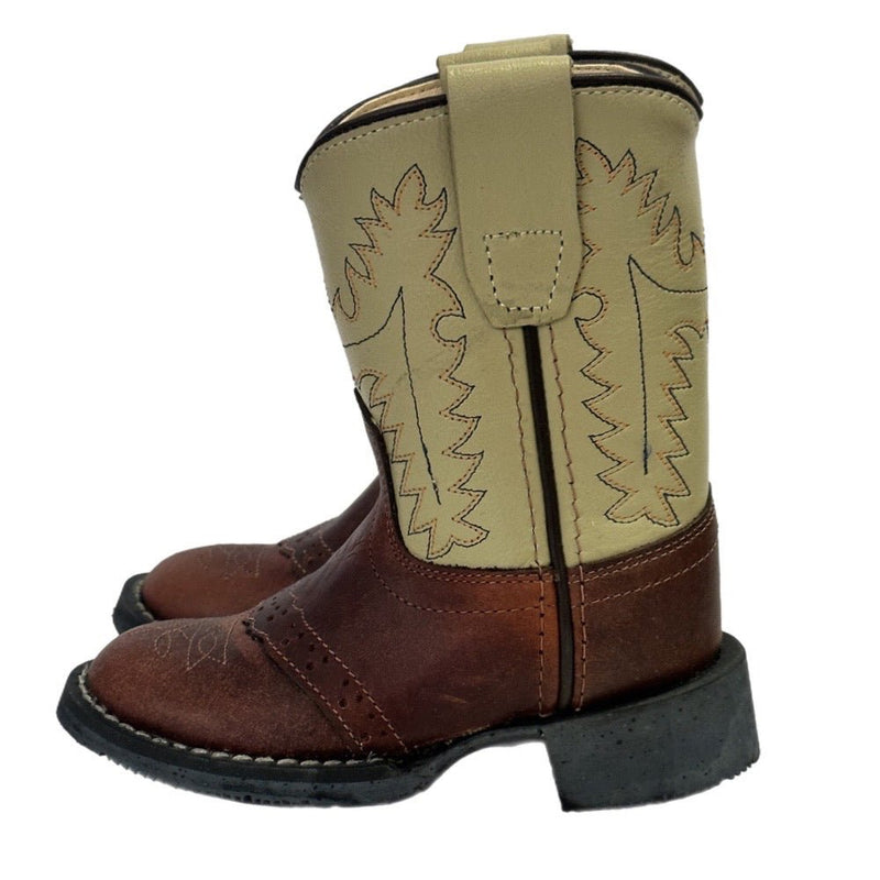 Old West Round Toe Western Cowboy Boots INFANT SIZE 4.5 BRAND NEW! | Finer Things Resale