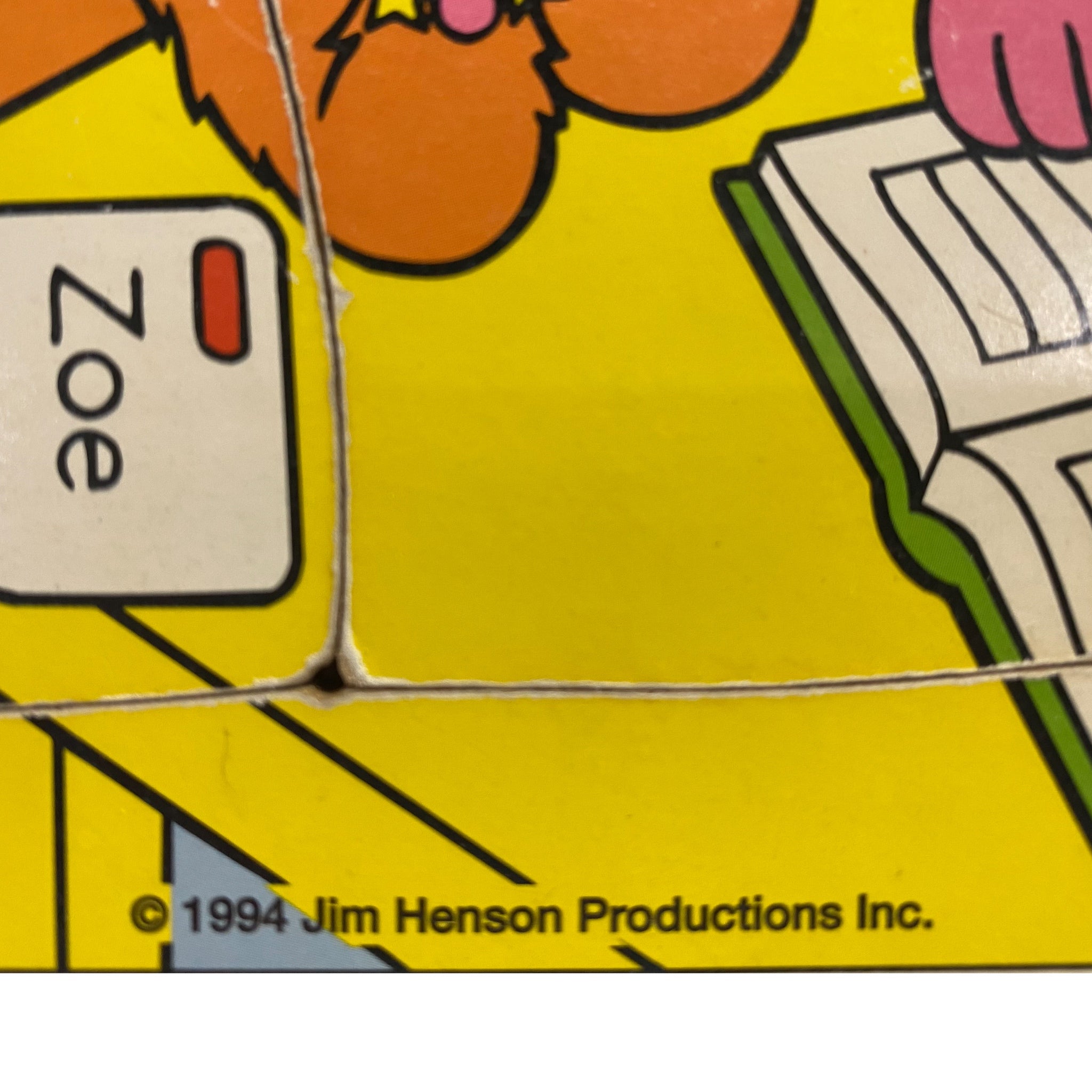 Playskool Sesame Street Jim Henson Muppet wooden puzzle VINTAGE 1994 | Finer Things Resale