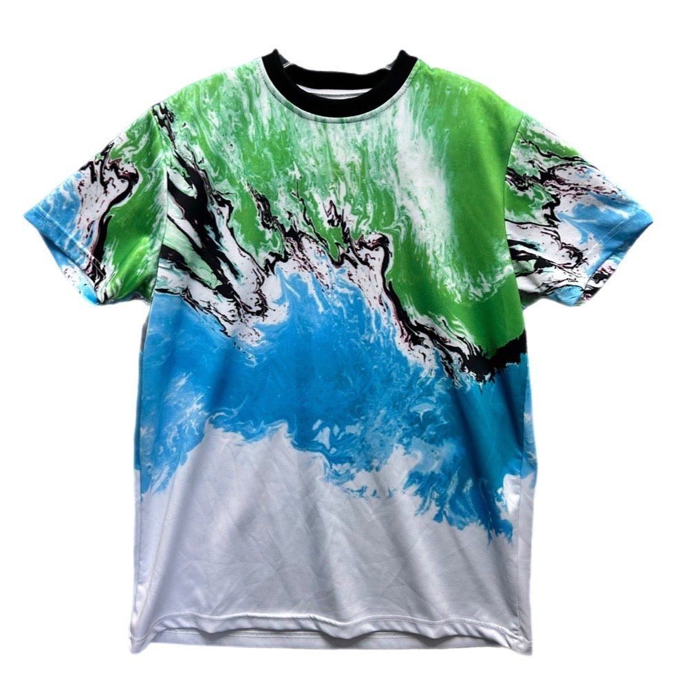 G-Net tyedye print short sleeve shirt SIZE MEDIUIM | Finer Things Resale